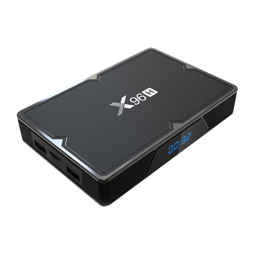 X96H 6K HD Smart TV BOX,Android 9.0,H603 Quad Core 64-bit ARM Cortex-A53,4GB+64GB, Support TF Card, HDMI, WIFI, AV, RJ45, USBx3 (Black)
X96H 6K HD Smart TV BOX,Android 9.0,H603 Quad Core 64-bit ARM Cortex-A53,4GB+64GB, Support TF Card, HDMI, WIFI, AV, RJ45, USBx3 (Black)