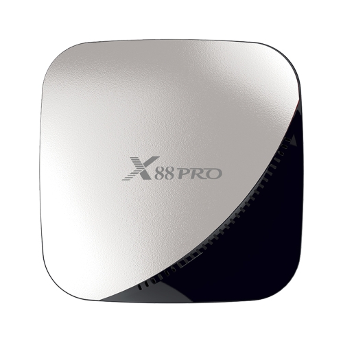 

X88 PRO 4K HD Smart TV Box with Remote Controller, Android 9.0 RK3318 Quad-Core 64bit Cortex-A53 , 4GB+32GB, Support Dual Band WiFi & AV & HDMI & RJ45 & TF Card & SPDIF