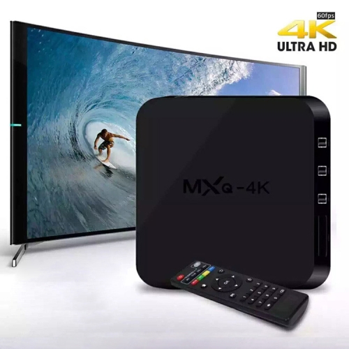 MXQ 4K TV Box Android 10.0 Media Player wtih Remote Control, Allwinner H3 Quad Cortex-A7, 2GB+16GB, Dual-Band / Ethernet / TF / USB
MXQ 4K TV Box Android 10.0 Media Player wtih Remote Control, Allwinner H3 Quad Cortex-A7, 2GB+16GB, Dual-Band / Ethernet / TF / USB