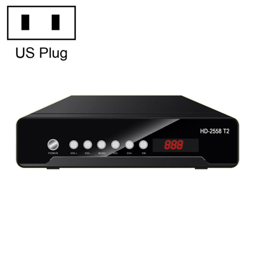 HD-2558T2 HD Digital TV Box with Remote Control, Montage MT2203 Dual Core, Support WiFi, US Plug
HD-2558T2 HD Digital TV Box with Remote Control, Montage MT2203 Dual Core, Support WiFi, US Plug