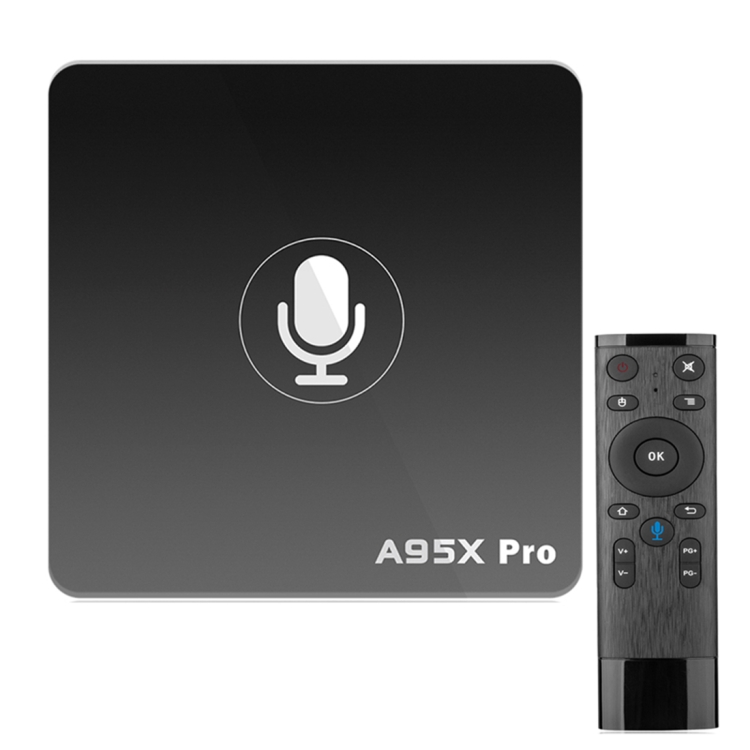 A95X Pro 1080P 4K HD Smart Media Player Android TV Box with Remote Control, Quad Core ARM Cortex-A53 CPU, Android 7.1, 2GB DDR3 + 16GB eMMC, Support Voice Control, 2.4G WiFi, HDMI,(Black)
A95X Pro 1080P 4K HD Smart Media Player Android TV Box with Remote Control, Quad Core ARM Cortex-A53 CPU, Android 7.1, 2GB DDR3 + 16GB eMMC, Support Voice Control, 2.4G WiFi, HDMI,(Black)