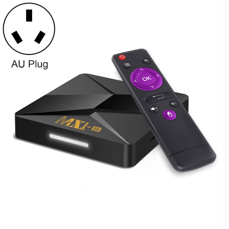 MX1-SE 4K Smart TV BOX Android 9.0 Media Player wtih Remote Control, RK3228A Quad-core Cortex-A7, RAM: 2GB, ROM: 16GB, WiFi, AU Plug
MX1-SE 4K Smart TV BOX Android 9.0 Media Player wtih Remote Control, RK3228A Quad-core Cortex-A7, RAM: 2GB, ROM: 16GB, WiFi, AU Plug