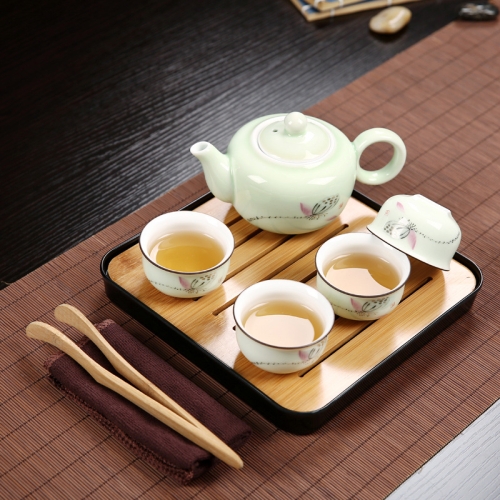 Outdoor Travel Mini Portable Ceramics Teaware Set Without Travel Box, Pattern:Lotus Rhyme
Outdoor Travel Mini Portable Ceramics Teaware Set Without Travel Box, Pattern:Lotus Rhyme