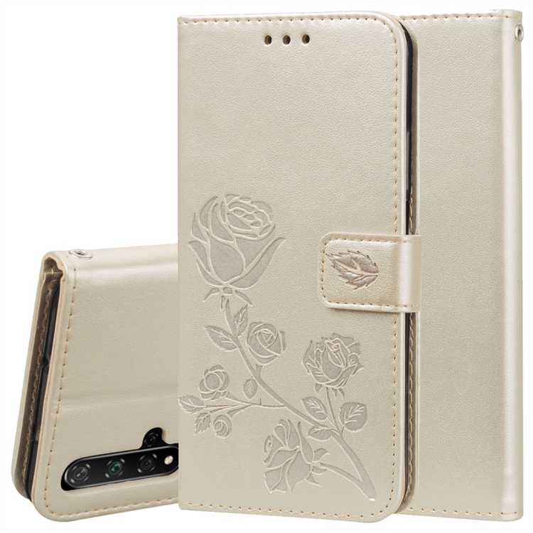 Rose Embossed Horizontal Flip PU Leather Case with Holder & Card Slots & Wallet for Huawei Honor 20(Gold)
Rose Embossed Horizontal Flip PU Leather Case with Holder & Card Slots & Wallet for Huawei Honor 20(Gold)
