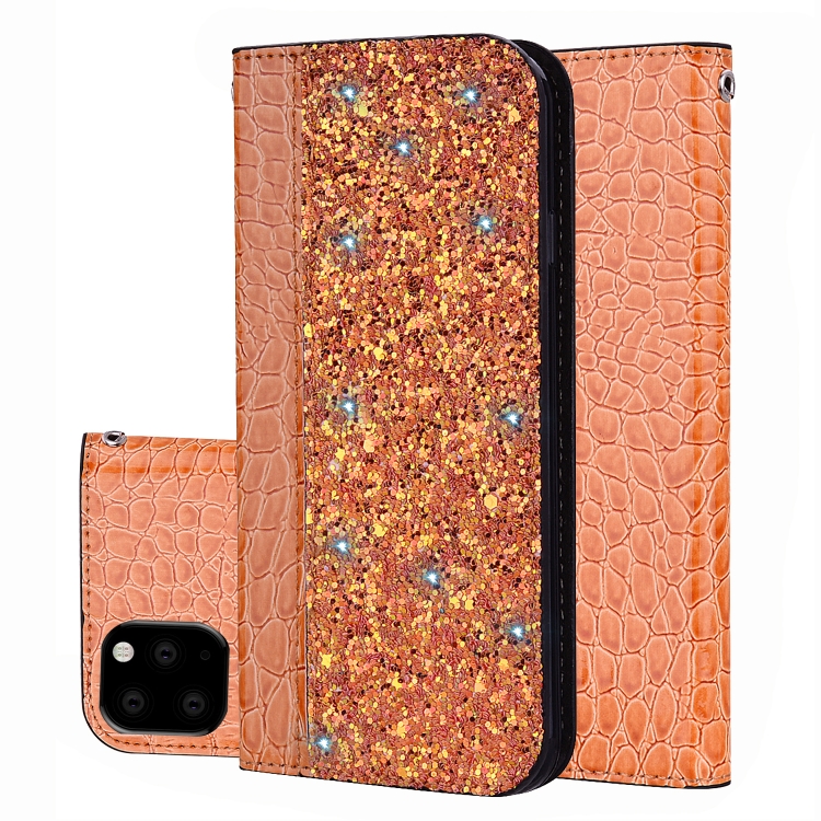 Crocodile Texture Glitter Powder Horizontal Flip Leather Case with Card Slots & Holder for Galaxy Note 10 Pro(Orange)
Crocodile Texture Glitter Powder Horizontal Flip Leather Case with Card Slots & Holder for Galaxy Note 10 Pro(Orange)