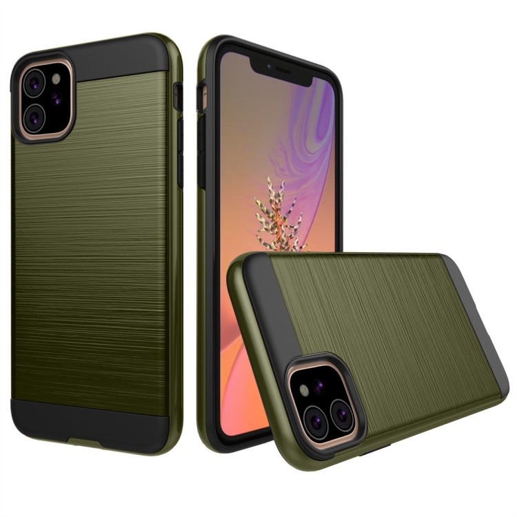Brushed Texture Shockproof Rugged Armor Protective Case for iPhone 11(Army Green)
Brushed Texture Shockproof Rugged Armor Protective Case for iPhone 11(Army Green)