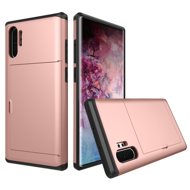 Shockproof Rugged Armor Protective Case with Card Slot for Galaxy Note 10 Pro(Rose Gold)
Shockproof Rugged Armor Protective Case with Card Slot for Galaxy Note 10 Pro(Rose Gold)