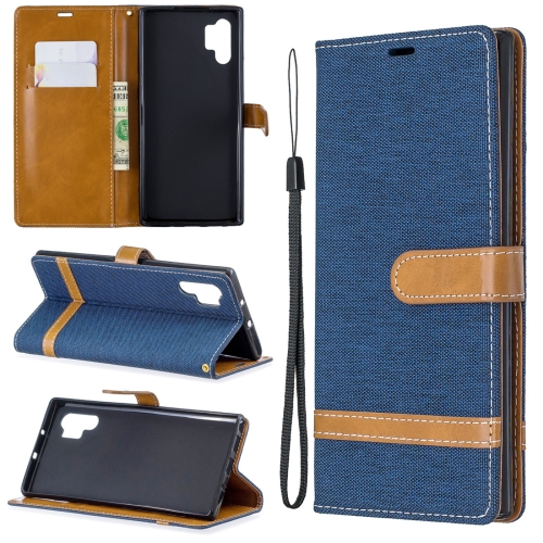 Color Matching Denim Texture Horizontal Flip Leather Case with Holder & Card Slots & Wallet & Lanyard for Galaxy Note10+(Dark Blue)
Color Matching Denim Texture Horizontal Flip Leather Case with Holder & Card Slots & Wallet & Lanyard for Galaxy Note10+(Dark Blue)