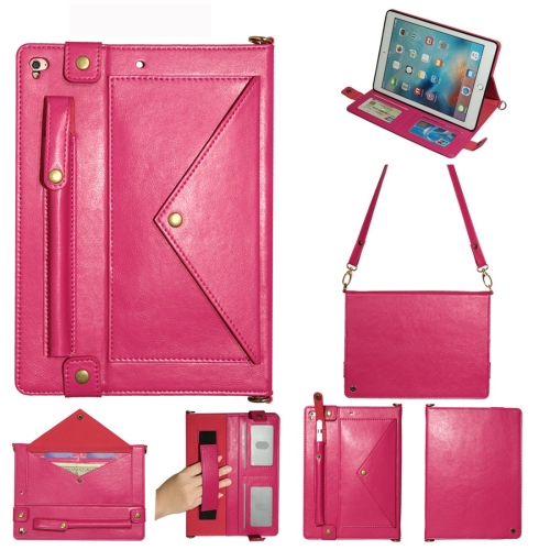 Envelope Horizontal Flip Leather Case for iPad 9.7 inch (2018) & (2017) / Air / Air 2 / Pro 9.7 inch, with Card Slots & Pen Slots & Holder & Wallet & Photo Frame & Shoulder Strap(Rose Red)
Envelope Horizontal Flip Leather Case for iPad 9.7 inch (2018) & (2017) / Air / Air 2 / Pro 9.7 inch, with Card Slots & Pen Slots & Holder & Wallet & Photo Frame & Shoulder Strap(Rose Red)