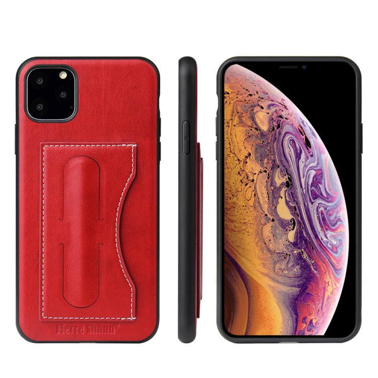 Fierre Shann Full Coverage Protective Leather Case with Holder & Card Slot For iPhone 11(Red)
Fierre Shann Full Coverage Protective Leather Case with Holder & Card Slot For iPhone 11(Red)