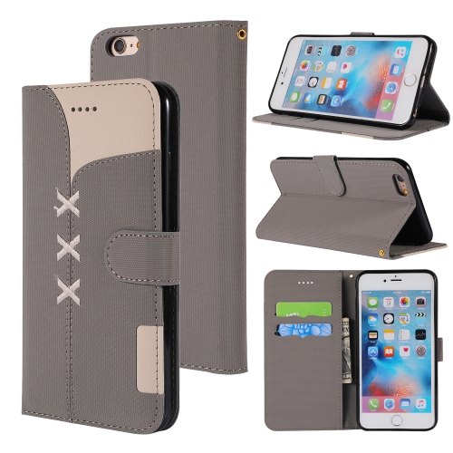 Fabric Stitching Embroidery Horizontal Flip Leather Case With Holder & Card Slots & Wallet for iPhone 6 Plus(Grey)
Fabric Stitching Embroidery Horizontal Flip Leather Case With Holder & Card Slots & Wallet for iPhone 6 Plus(Grey)
