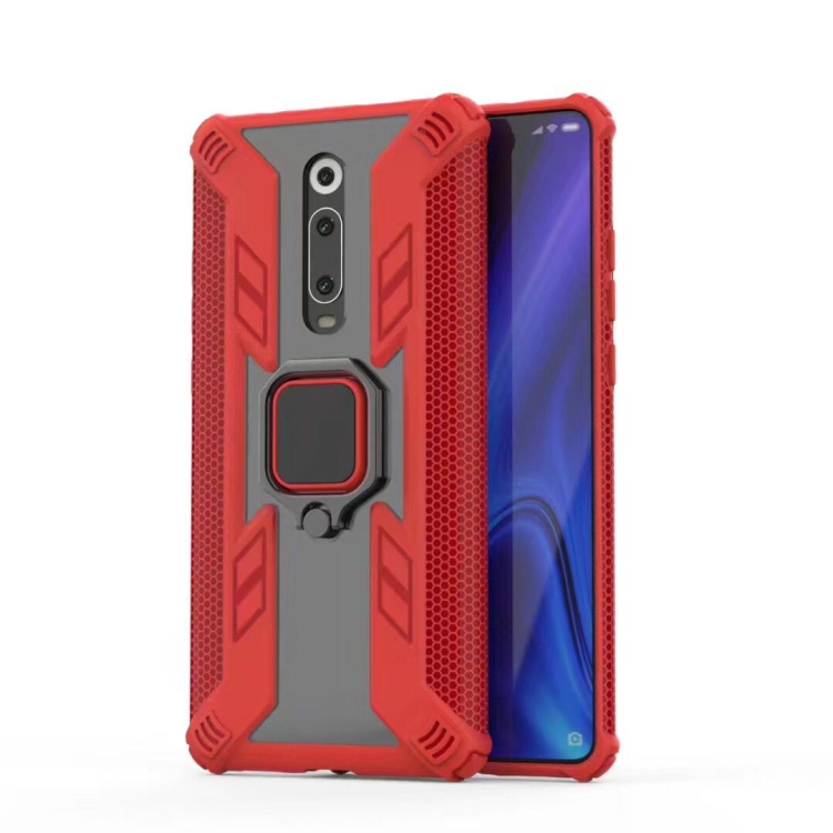 Iron Warrior Shockproof PC + TPU Protective Case with Magnetic Ring Holder for Xiaomi Redmi K20 / 9T(Red)
Iron Warrior Shockproof PC + TPU Protective Case with Magnetic Ring Holder for Xiaomi Redmi K20 / 9T(Red)