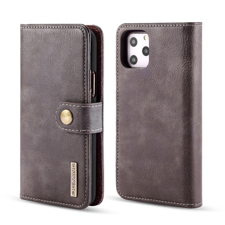 DG.MING Crazy Horse Texture Flip Detachable Magnetic Leather Case with Holder & Card Slots & Wallet for iPhone XI Max 2019(Grey) 
DG.MING Crazy Horse Texture Flip Detachable Magnetic Leather Case with Holder & Card Slots & Wallet for iPhone XI Max 2019(Grey)