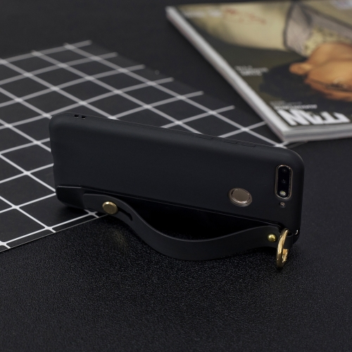 Shockproof Solid Color TPU Case with Wristband For Huawei P Smart (Enjoy 7S)(Black)
Shockproof Solid Color TPU Case with Wristband For Huawei P Smart (Enjoy 7S)(Black)
