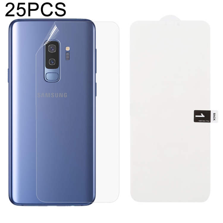 25 PCS Soft Hydrogel Film Full Cover Back Protector with Alcohol Cotton + Scratch Card for Galaxy S9 Plus
25 PCS Soft Hydrogel Film Full Cover Back Protector with Alcohol Cotton + Scratch Card for Galaxy S9 Plus
