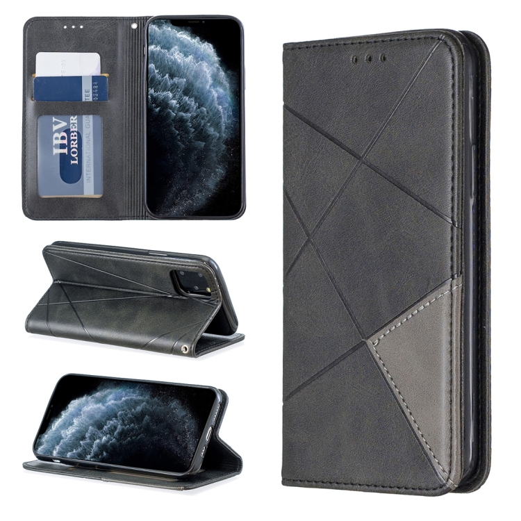 Rhombus Texture Horizontal Flip Magnetic Leather Case with Holder & Card Slots & Wallet For iPhone 11 Pro(Black)
Rhombus Texture Horizontal Flip Magnetic Leather Case with Holder & Card Slots & Wallet For iPhone 11 Pro(Black)
