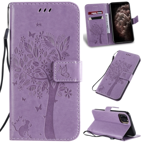 Tree & Cat Pattern Pressed Printing Horizontal Flip PU Leather Case with Holder & Card Slots & Wallet & Lanyard For iPhone 11 Pro Max(Light Purple)
Tree & Cat Pattern Pressed Printing Horizontal Flip PU Leather Case with Holder & Card Slots & Wallet & Lanyard For iPhone 11 Pro Max(Light Purple)