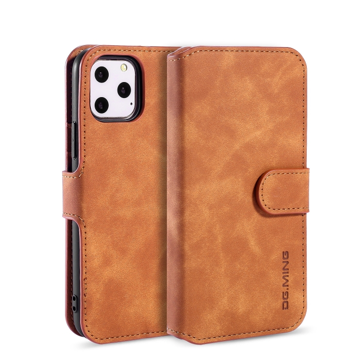 DG.MING Retro Oil Side Horizontal Flip Case with Holder & Card Slots & Wallet for iPhone 11 Pro(Brown)
DG.MING Retro Oil Side Horizontal Flip Case with Holder & Card Slots & Wallet for iPhone 11 Pro(Brown)