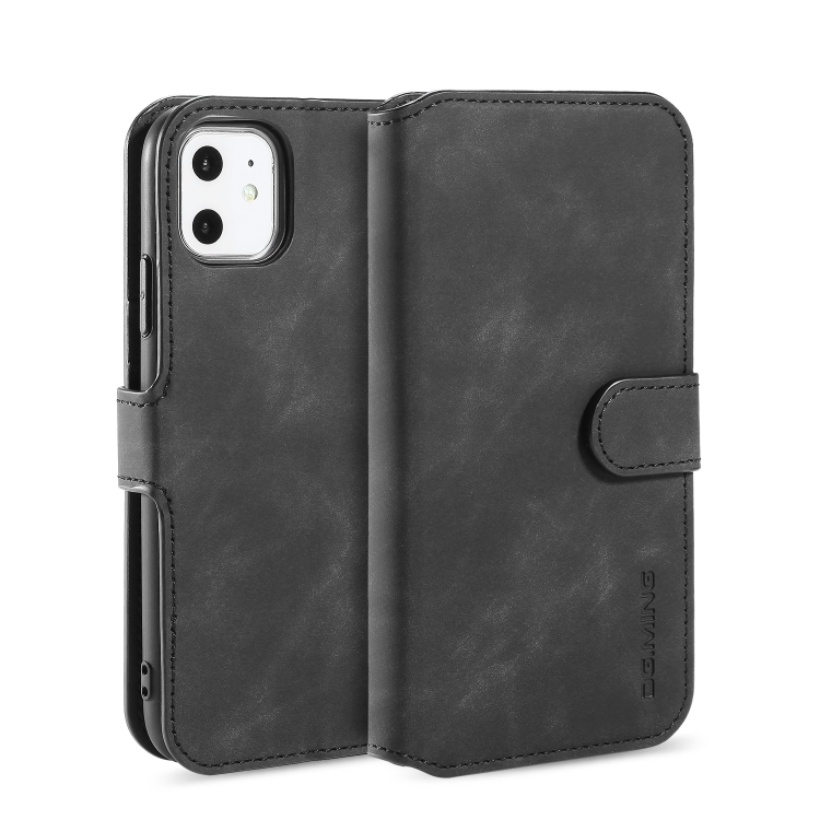 DG.MING Retro Oil Side Horizontal Flip Case with Holder & Card Slots & Wallet for iPhone 11(Black)
DG.MING Retro Oil Side Horizontal Flip Case with Holder & Card Slots & Wallet for iPhone 11(Black)