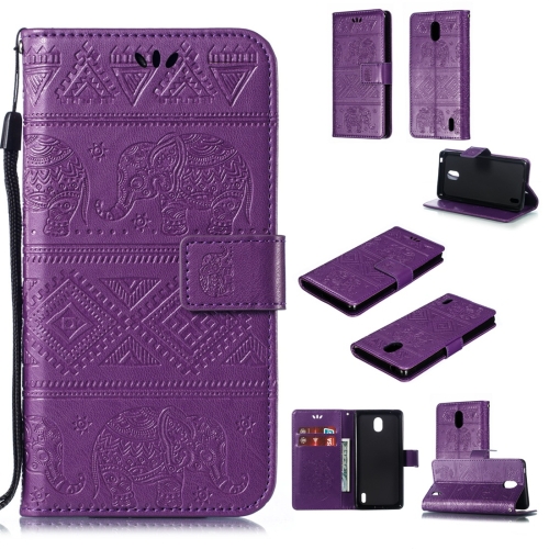 Elephant Embossing Horizontal Flip Leather Case with Holder & Card Slots & Wallet & Lanyard for Nokia 1 Plus(Purple)
Elephant Embossing Horizontal Flip Leather Case with Holder & Card Slots & Wallet & Lanyard for Nokia 1 Plus(Purple)