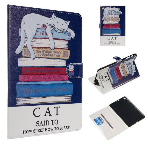 For Galaxy Tab A 10.1 (2019) / T510 Colored Drawing Pattern Horizontal Flip PU Leather Case with Holder & Card Slots(Book and Cat)
For Galaxy Tab A 10.1 (2019) / T510 Colored Drawing Pattern Horizontal Flip PU Leather Case with Holder & Card Slots(Book and Cat)