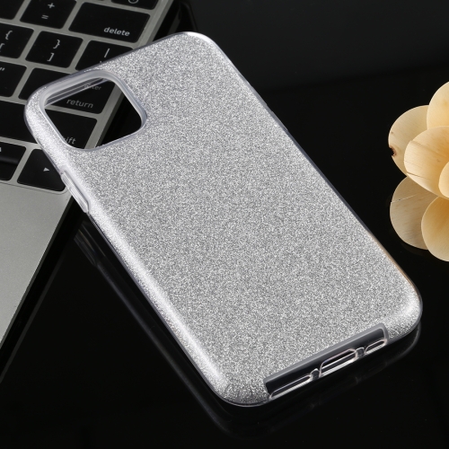 Full Coverage TPU + PC Glittery Powder Protective Back Case for iPhone 11 Pro(Silver)
Full Coverage TPU + PC Glittery Powder Protective Back Case for iPhone 11 Pro(Silver)