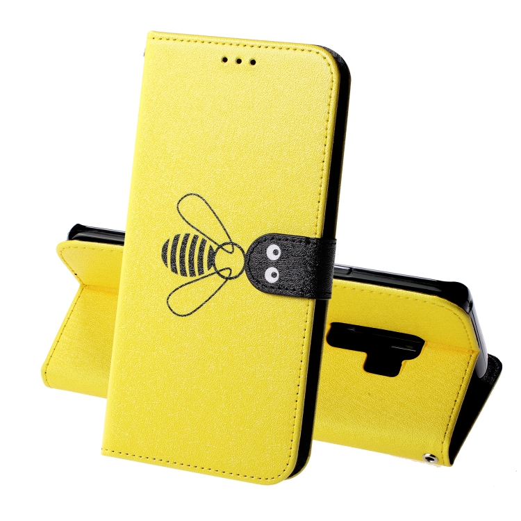 For Galaxy S9+ Silk Texture Bee Pattern Horizontal Flip Leather Case with Holder & Card slots & Wallet & Photo Frame(Yellow)
For Galaxy S9+ Silk Texture Bee Pattern Horizontal Flip Leather Case with Holder & Card slots & Wallet & Photo Frame(Yellow)