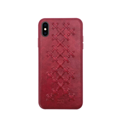 For iPhone X/XS RAIGOR INVERSE WEAVE Series PU+TPU+PC Solid Color Protective Case(Red)
For iPhone X/XS RAIGOR INVERSE WEAVE Series PU+TPU+PC Solid Color Protective Case(Red)