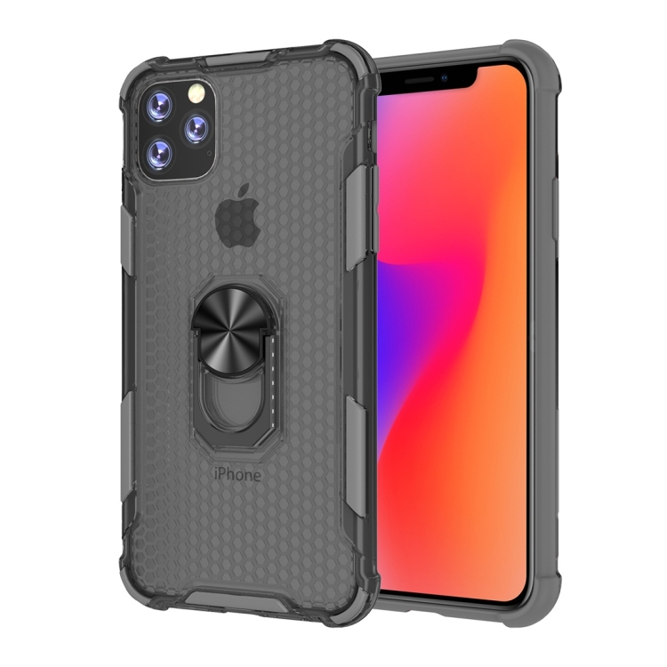 For iPhone 11 Pro Max Shockproof PC + TPU Protective Case with Ring Holder(Grey)
For iPhone 11 Pro Max Shockproof PC + TPU Protective Case with Ring Holder(Grey)