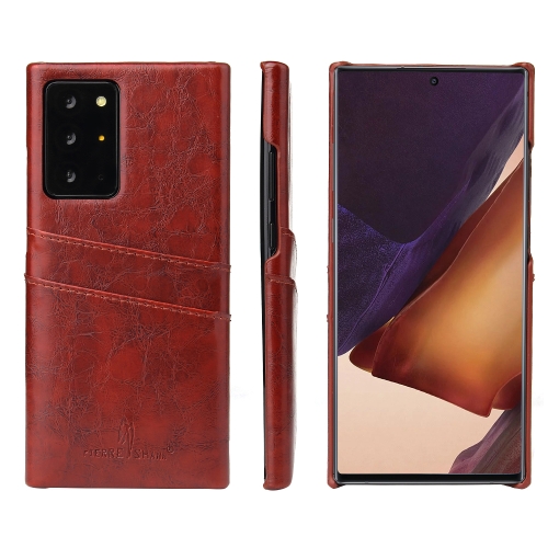 For Samsung Galaxy Note 20 Ultra Fierre Shann Retro Oil Wax Texture PU Leather Case with Card Slots(Brown)
For Samsung Galaxy Note 20 Ultra Fierre Shann Retro Oil Wax Texture PU Leather Case with Card Slots(Brown)