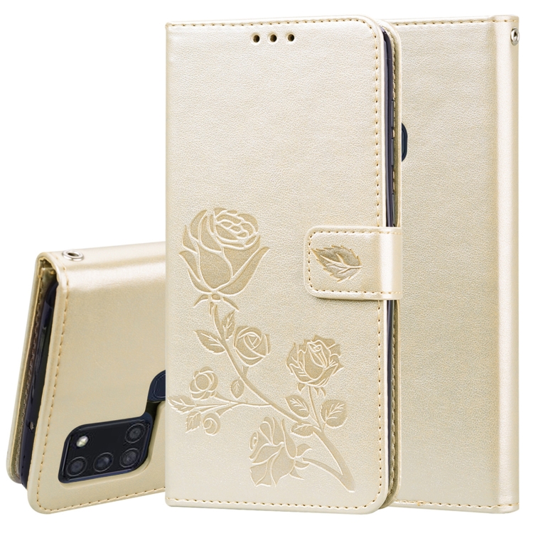 For Samsung Galaxy A21s Rose Embossed Horizontal Flip PU Leather Case with Holder & Card Slots & Wallet(Gold)
For Samsung Galaxy A21s Rose Embossed Horizontal Flip PU Leather Case with Holder & Card Slots & Wallet(Gold)