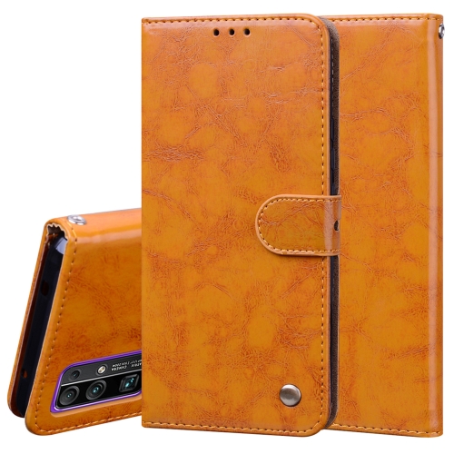 For Huawei Honor 30 Business Style Oil Wax Texture Horizontal Flip Leather Case with Holder & Card Slots & Wallet(Yellow)
For Huawei Honor 30 Business Style Oil Wax Texture Horizontal Flip Leather Case with Holder & Card Slots & Wallet(Yellow)