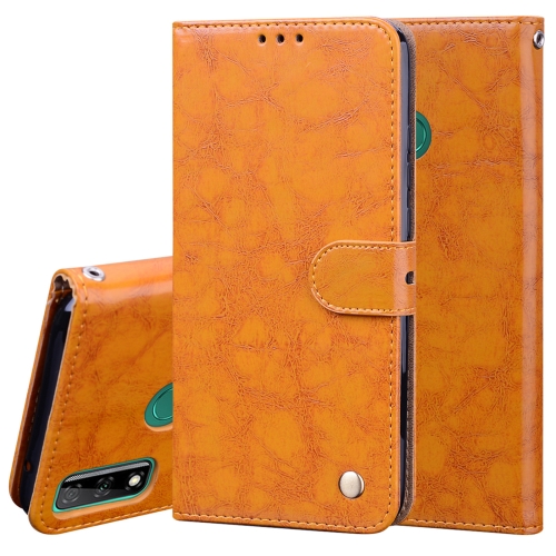 For Huawei Y8s(Global Official Version) Business Style Oil Wax Texture Horizontal Flip Leather Case with Holder & Card Slots & Wallet(Yellow)
For Huawei Y8s(Global Official Version) Business Style Oil Wax Texture Horizontal Flip Leather Case with Holder & Card Slots & Wallet(Yellow)