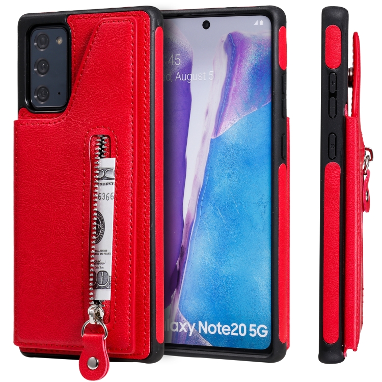 Solid Color Double Buckle Zipper Shockproof Protective Case For Samsung Galaxy Note20(Red)
Solid Color Double Buckle Zipper Shockproof Protective Case For Samsung Galaxy Note20(Red)