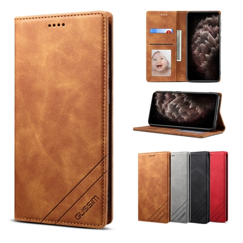 GUSSIM GS-001 Business Style Horizontal Flip Skin Feel PU Leather Case with Holder & Card Slots & Wallet & Photo Frame For iPhone 11 Pro Max(Brown)
GUSSIM GS-001 Business Style Horizontal Flip Skin Feel PU Leather Case with Holder & Card Slots & Wallet & Photo Frame For iPhone 11 Pro Max(Brown)