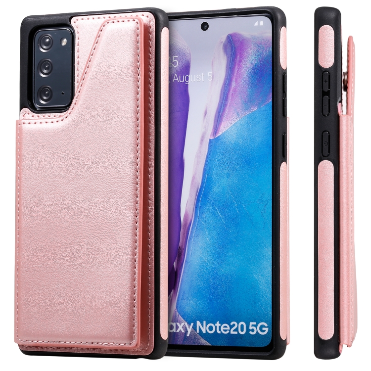 Shockproof Calf Texture Protective Case with Holder & Card Slots & Frame For Samsung Galaxy Note20(Rose Gold)
Shockproof Calf Texture Protective Case with Holder & Card Slots & Frame For Samsung Galaxy Note20(Rose Gold)