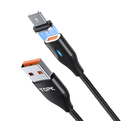 TOPK AM63 1m USB to 8 Pin Flat Magnetic Metal Connector Nylon Braided Magnetic Fast Charging Data Cable(Black)
TOPK AM63 1m USB to 8 Pin Flat Magnetic Metal Connector Nylon Braided Magnetic Fast Charging Data Cable(Black)