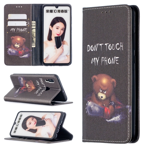 For Huawei P smart 2019 Colored Drawing Pattern Invisible Magnetic Horizontal Flip PU Leather Case with Holder & Card Slots & Wallet(Bear)
For Huawei P smart 2019 Colored Drawing Pattern Invisible Magnetic Horizontal Flip PU Leather Case with Holder & Card Slots & Wallet(Bear)