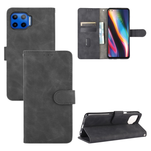 For Motorola One 5G / Moto G 5G Plus Solid Color Skin Feel Magnetic Buckle Horizontal Flip Calf Texture PU Leather Case with Holder & Card Slots & Wallet(Black)
For Motorola One 5G / Moto G 5G Plus Solid Color Skin Feel Magnetic Buckle Horizontal Flip Calf Texture PU Leather Case with Holder & Card Slots & Wallet(Black)