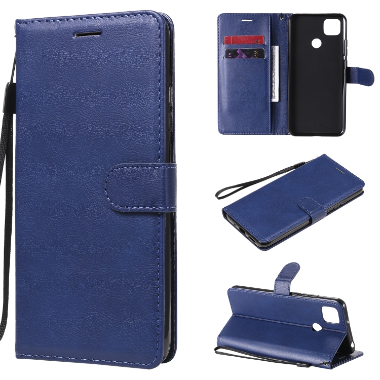For Xiaomi Redmi 9C Solid Color Horizontal Flip Protective Leather Case with Holder & Card Slots & Wallet & Photo Frame & Lanyard(Blue)
For Xiaomi Redmi 9C Solid Color Horizontal Flip Protective Leather Case with Holder & Card Slots & Wallet & Photo Frame & Lanyard(Blue)
