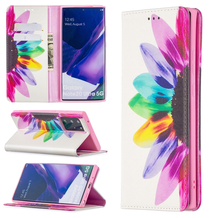 For Samsung Galaxy Note20 Ultra Colored Drawing Pattern Invisible Magnetic Horizontal Flip PU Leather Case with Holder & Card Slots & Wallet(Sun Flower)
For Samsung Galaxy Note20 Ultra Colored Drawing Pattern Invisible Magnetic Horizontal Flip PU Leather Case with Holder & Card Slots & Wallet(Sun Flower)