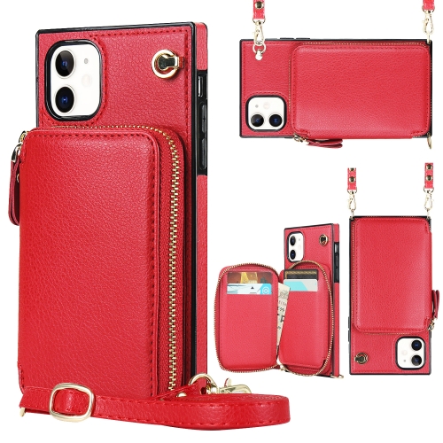 Cross-body Zipper Big Wallet Bag Square TPU+PU Back Cover Case with Holder & Card Slots & Wallet & Strap For iPhone 11(Red)
Cross-body Zipper Big Wallet Bag Square TPU+PU Back Cover Case with Holder & Card Slots & Wallet & Strap For iPhone 11(Red)