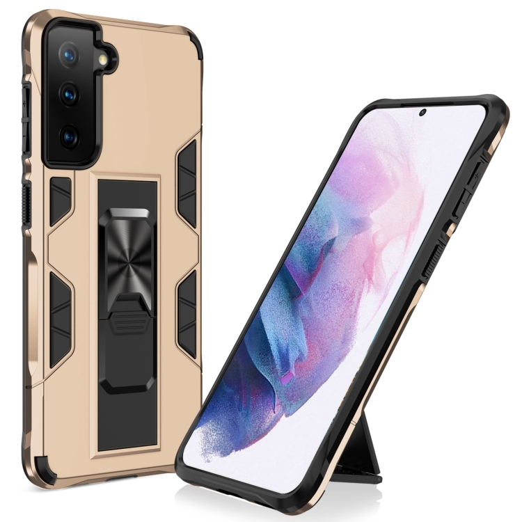 For Samsung Galaxy S21+ 5G Soldier Armor Shockproof TPU + PC Magnetic Protective Case with Holder(Gold)
For Samsung Galaxy S21+ 5G Soldier Armor Shockproof TPU + PC Magnetic Protective Case with Holder(Gold)