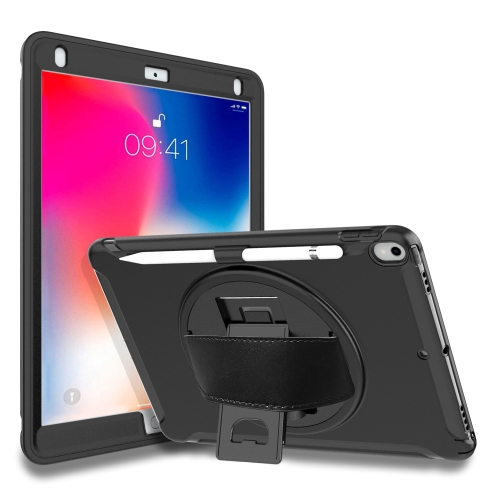 For iPad Pro 10.5 inch 360 Degree Rotation PC+TPU Protective Cover with Holder & Hand Strap(Black)
For iPad Pro 10.5 inch 360 Degree Rotation PC+TPU Protective Cover with Holder & Hand Strap(Black)