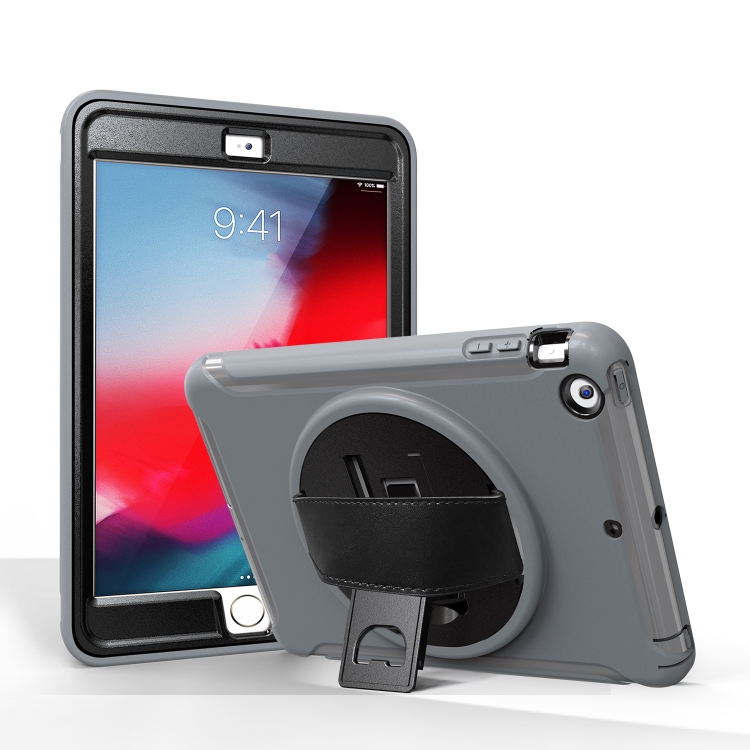 For iPad mini 3 & 2 & 1 360 Degree Rotation PC+TPU Protective Cover with Holder & Hand Strap(Grey)
For iPad mini 3 & 2 & 1 360 Degree Rotation PC+TPU Protective Cover with Holder & Hand Strap(Grey)
