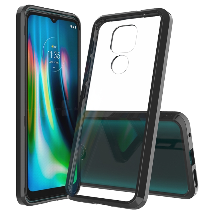 For Motorola Moto G9 Play Shockproof Scratchproof TPU + Acrylic Protective Case(Black)
For Motorola Moto G9 Play Shockproof Scratchproof TPU + Acrylic Protective Case(Black)