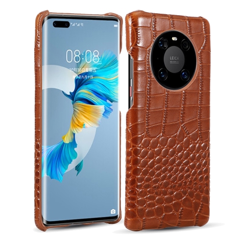 For Huawei Mate 40 Pro Head-layer Cowhide Leather Crocodile Texture Protective Case(Brown)
For Huawei Mate 40 Pro Head-layer Cowhide Leather Crocodile Texture Protective Case(Brown)