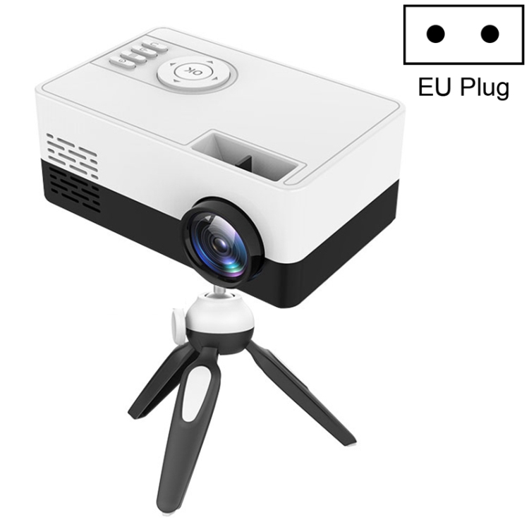 J15 1920 x 1080P HD Household Mini LED Projector with Tripod Mount Support AV / HDMI x 1 / USB x1 / TF x 1, Plug Type:EU Plug(Black White)
J15 1920 x 1080P HD Household Mini LED Projector with Tripod Mount Support AV / HDMI x 1 / USB x1 / TF x 1, Plug Type:EU Plug(Black White)