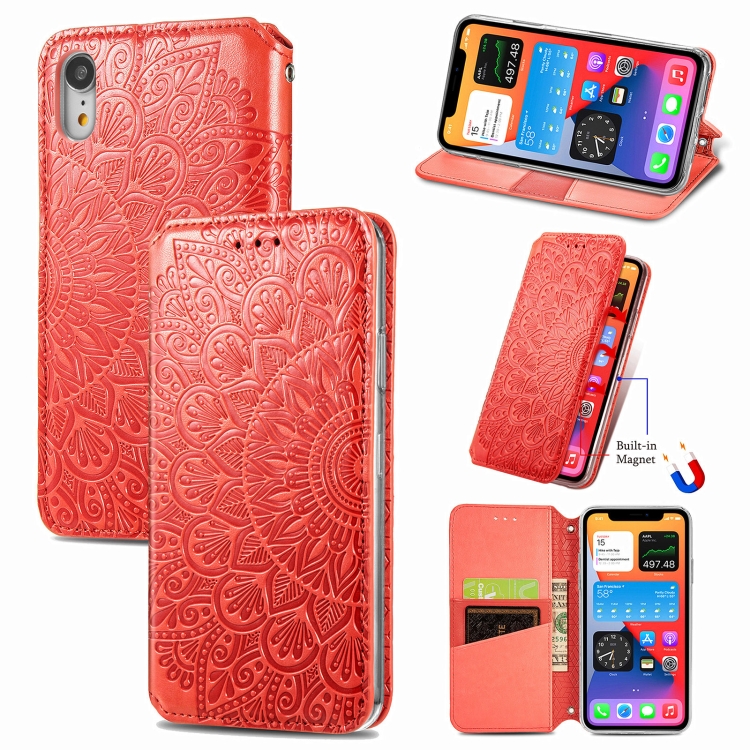 Blooming Mandala Embossed Pattern Magnetic Horizontal Flip Leather Case with Holder & Card Slots & Wallet For iPhone XR(Orange)
Blooming Mandala Embossed Pattern Magnetic Horizontal Flip Leather Case with Holder & Card Slots & Wallet For iPhone XR(Orange)