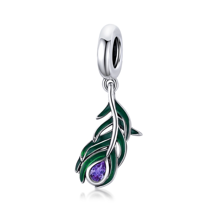 S925 Sterling Silver Peacock Feather Pendant DIY Bracelet Necklace Accessories
S925 Sterling Silver Peacock Feather Pendant DIY Bracelet Necklace Accessories